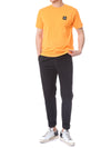 STONE ISLAND Basic T-Shirt mit Logo-Patch/101524113 V0032 124511352 [P]