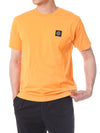 STONE ISLAND Basic T-Shirt mit Logo-Patch/101524113 V0032 124511352 [P]