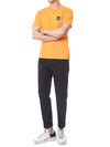 STONE ISLAND Basic T-Shirt mit Logo-Patch/101524113 V0032 124511352 [P]