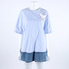 N21 Number 21 Short Sleeve Blouse 119722 [P]