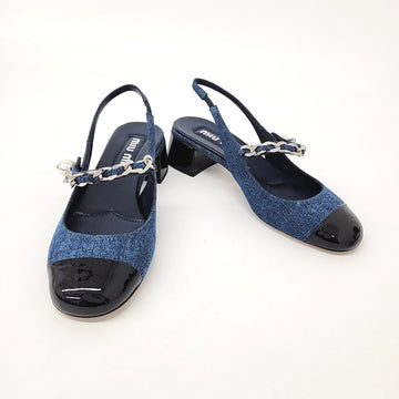 MIU MIU Denim Slingback 119703