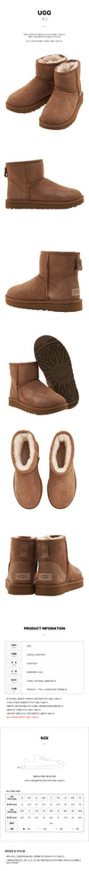 UGG Kastanienfarbene klassische Mini-Stiefel 148492533 [P]