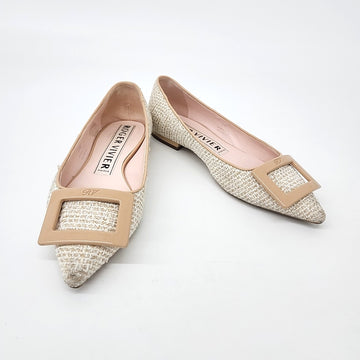 ROGER VIVIER ロジェ・ヴィヴィエ ツイード フラットシューズ 119320