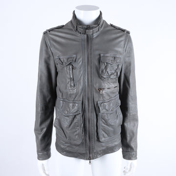 ETC BRAND Nilbarett Leder Zip-Jacke 119157