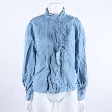 VANESSA BRUNO Atte Langarm Denim Hemd 119065