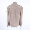 Prada Silk Long Sleeve Blouse 118970 [P]