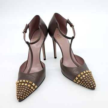 GUCCI Stiefel mit Nietenriemen 118867