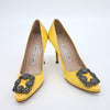 MANOLO BLAHNIK Satin Schuhe 118712 [P]
