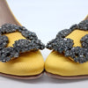 MANOLO BLAHNIK Satin Schuhe 118712 [P]
