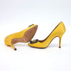MANOLO BLAHNIK Satin Schuhe 118712 [P]