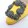 MANOLO BLAHNIK Satin Schuhe 118712 [P]