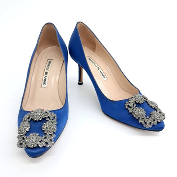 MANOLO BLAHNIK Satin-Pumps 118393