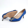 MANOLO BLAHNIK マノロ・ブラニク サテン シューズ 118393 [P]