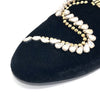 Giuseppe Zanotti Velvet Mules 118334 [P]