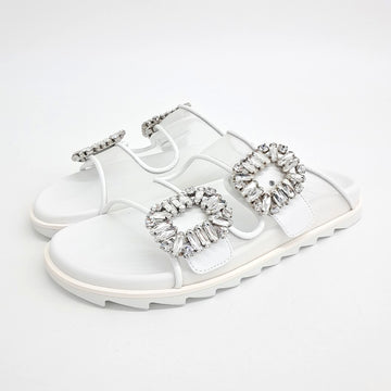 ROGER VIVIER ロジェ・ビィヴィエ クリスタルメッシュスリッパ 118322