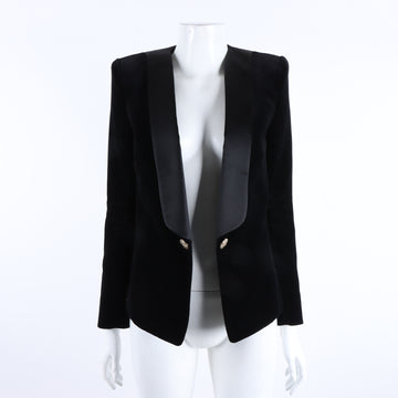 BALMAIN Veloursjacke 118244