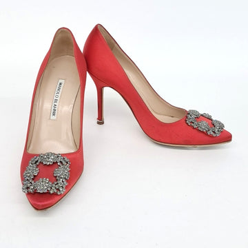 MANOLO BLAHNIK Satin Schuhe 117383