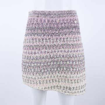 Chanel Tweed Knit Banding Skirt 4027080