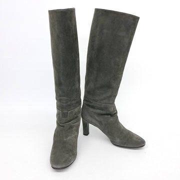 HERMES Stiefel aus Wildleder 4027108