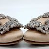 MANOLO BLAHNIK Satin Ballerinas 4026853 [P]