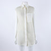 ACNE STUDIOS Akne Studios Lochmuster Ärmelloses Hemd 4026793 [P]