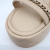 CHANEL Plattform Ketten Sandalen 4026633 [P]
