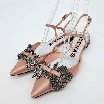 ROCHAS ロシャス サテン スリングバック 4025919