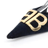 BALENCIAGA バレンシアガ ベルベット スリングバック 4025647 [P]