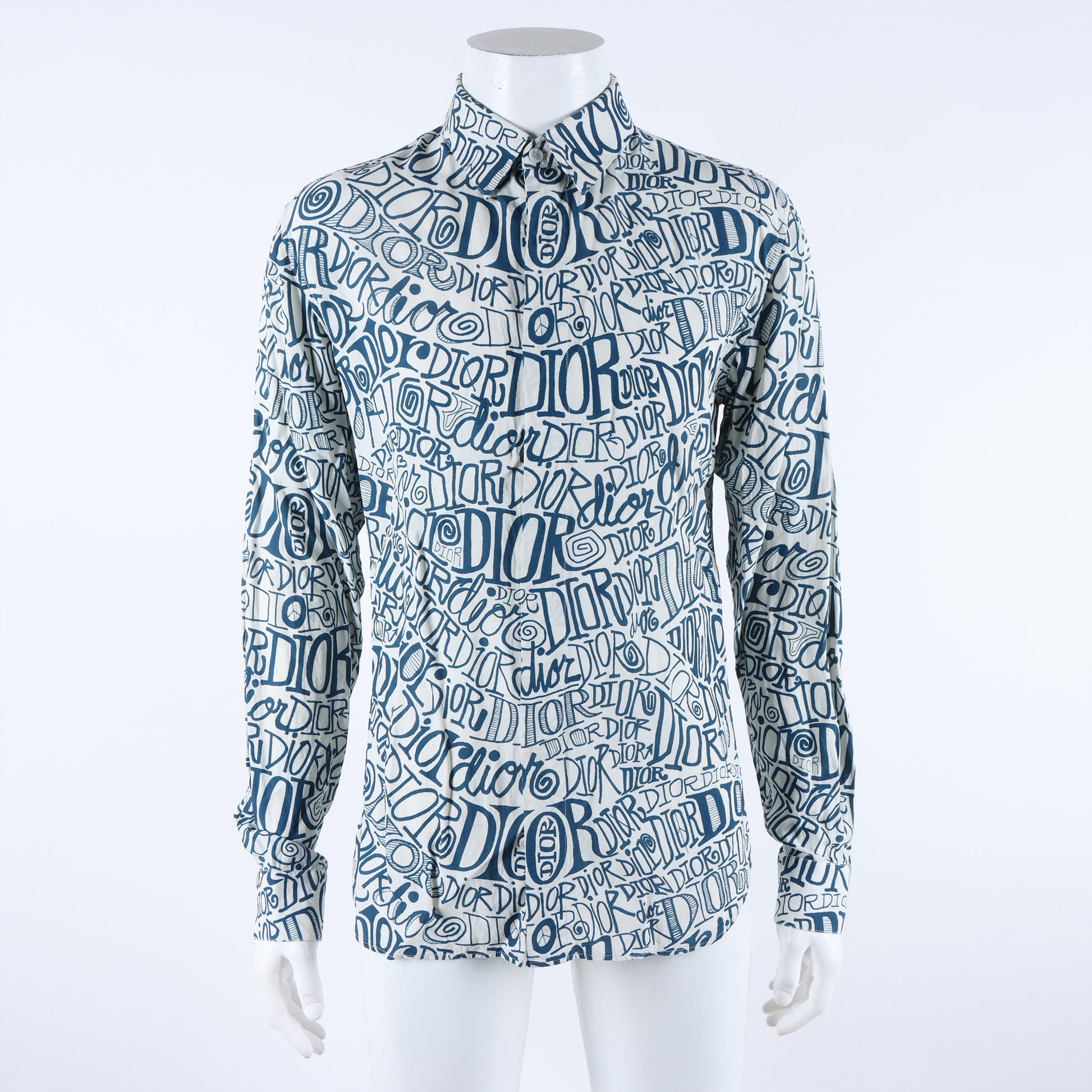 Christian Dior Dior Homme X Stussy Long Sleeve Shirt 4025126 One Size