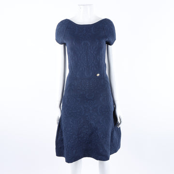 Chanel Short Sleeve Knit Dress 4024954