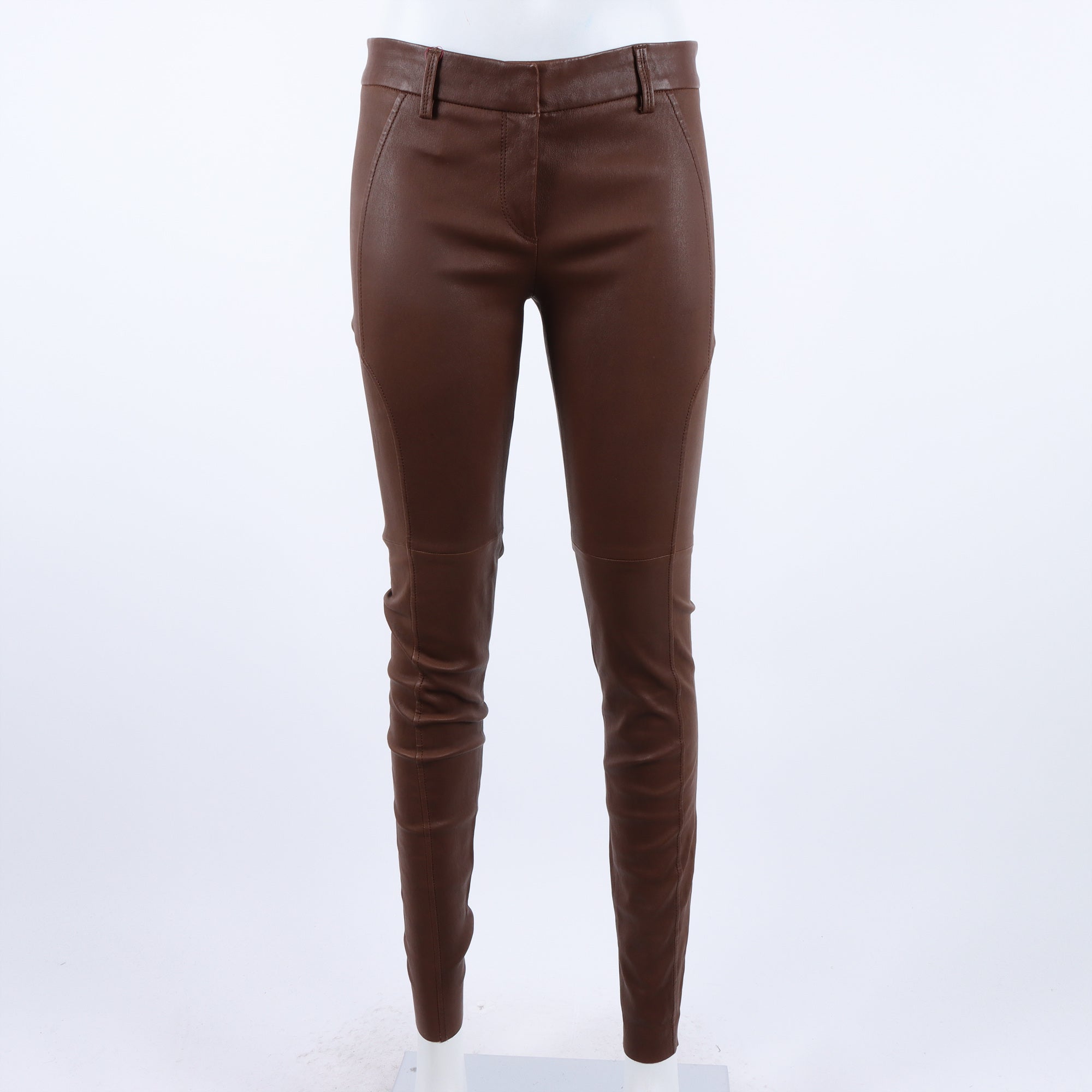 Brunello Cucinelli Leather Pants 4024782 – trenbe