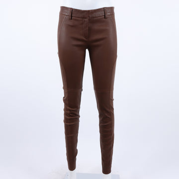 BRUNELLO CUCINELLI ブルネロ クチネリ レザー パンツ 4024782 [P]