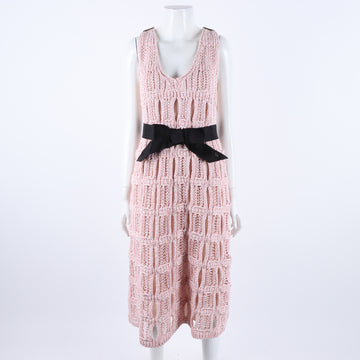 Chanel Sheer Sleeveless Knit Dress 4024915