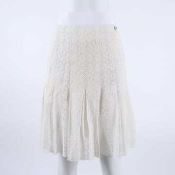 CHANEL Spitzen transparente Rock 6872167