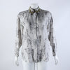 BURBERRY Silk Long Sleeve Blouse 6874964 [P]