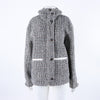 CHANEL シャネル リバーシブル ジップアップ ジャケット 6869861 [P]