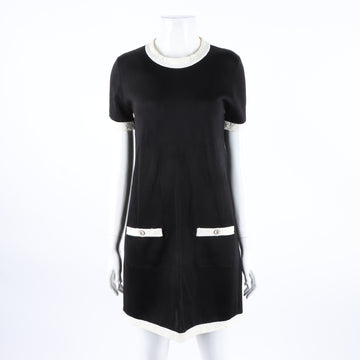 CHANEL シャネル 半袖 ニット ワンピース 6869897