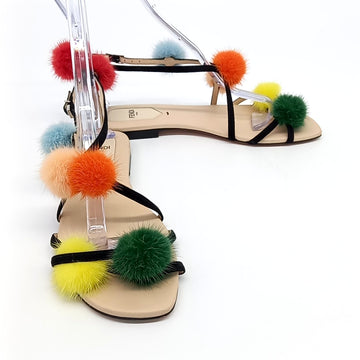 FENDI フェンディ ポンポン サンダル 6874855