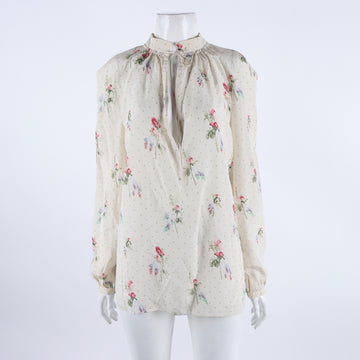 VALENTINO Seidenbluse mit langen Ärmeln 6873700