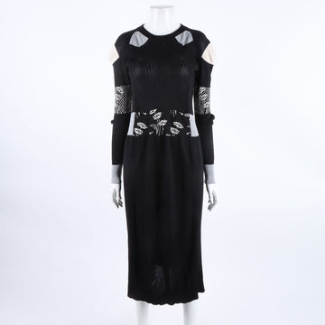 MAISON MARGIELA Seidenstrickkleid 6872191
