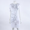 HERMES エルメス ワンピース ホワイトマルチ 6871873 [P]