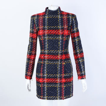 BALMAIN バルマン ツイード ワンピース 6871748