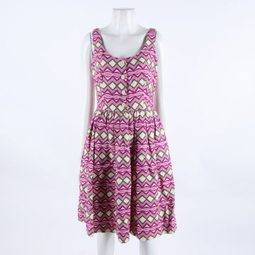 PRADA ärmelloses Kleid in Pink-Multicolor 6873751