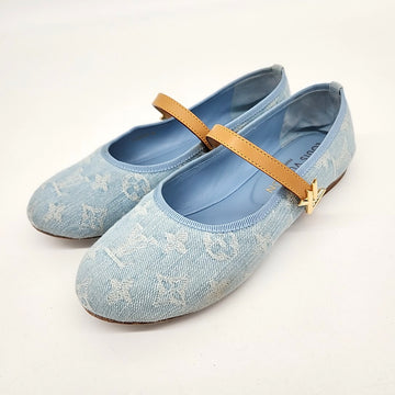 LOUIS VUITTON ルイ・ヴィトン デニム ロミ フラット バレリーナ 6871381