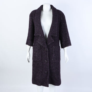 CHANEL Mantel in Lila und Schwarz 6869828