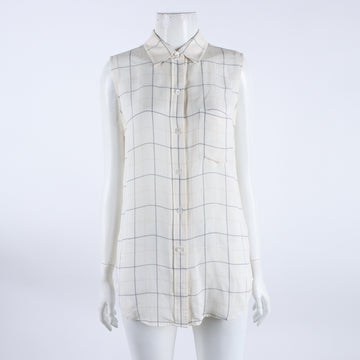 THEORY Seiden-Ärmellose Bluse 6878825