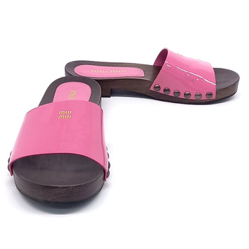 MIU MIU ミュウミュウ ペイデント スリッパ 6873880