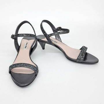MIU MIU ミウミウ グリッター サンダル 6872505