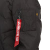 ALPHA INDUSTRIES レディース パディング ジャンパー 108005 03 ブラック 44824600 [P]