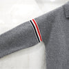 THOM BROWNE ウール カシミア コットン ループ バッグ ワーク ジャケット ライト グレー 36 5972 163158879 [P]